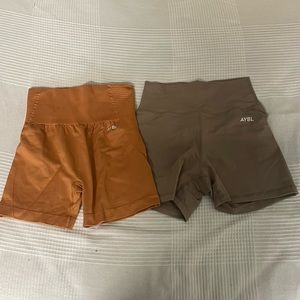 Two AYBL size small workout gym shorts